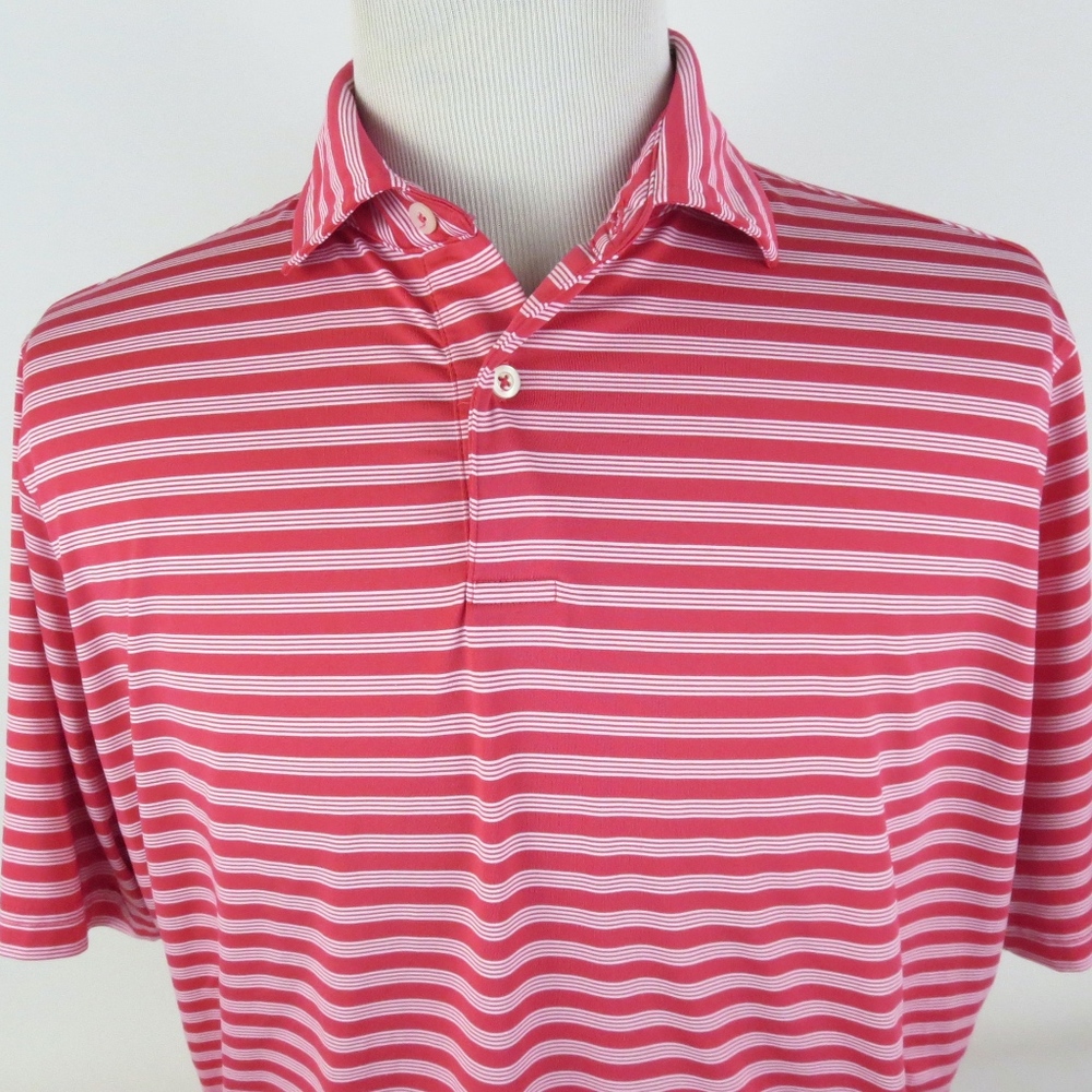 Fairway & Greene Large Golf Polo Shirt Striped